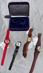 4 Disney Mickey Mouse Watches