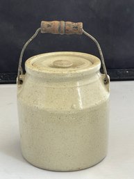 Small Ceramic Pottery Crock - 6 Inch