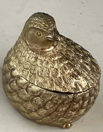 Brass Bird Trinket Box