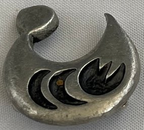 Pewter Duck Pin From Sweden