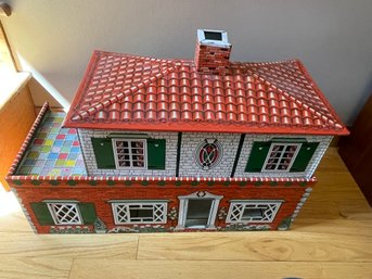 Vintage Tin Dollhouse