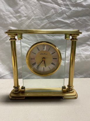 Seth Thomas Brass Mantle Clock