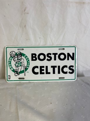 Vintage 1970s Boston Celtics License Plate