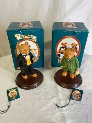 Antique Figurines Upstairs Downstairs Bears