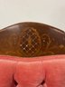 Antique Velvet Mahogany Chair