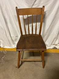 Antique Wood Dining Chair
