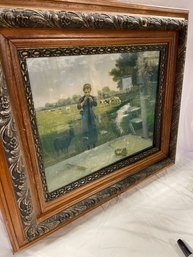 Framed Forming The Heel Lotho Painting 1909