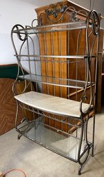Marble Topped Bakers Rack