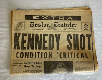 JFK Shot Newspapers From 1964