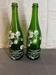 Vintage Perrier Jouet Champagne Bottles 1975 & 1976