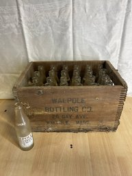 Crate Of Glass Bottles Walpole Beverages