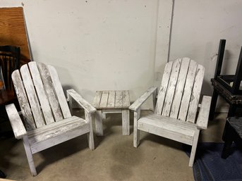 Adirondack Chair And Table