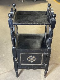 Antique Humidor Smoking Stand Circa 1926