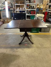 Drop Leaf Mahogany Table