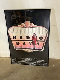 Italian Radio Days Framed Movie Poster