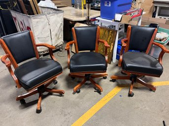 3 Poker Chairs