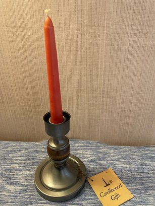 PEWTER CANDLE STICK HOLDER