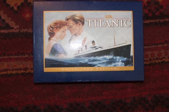 TITANIC COLLECTORS SET - 2 VHS TAPES AND NEGATIVES