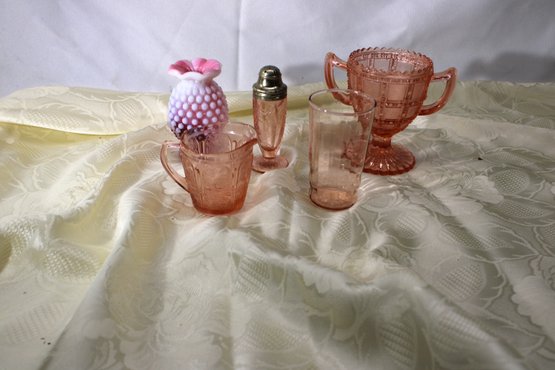 Collection Of Pink Glass #44