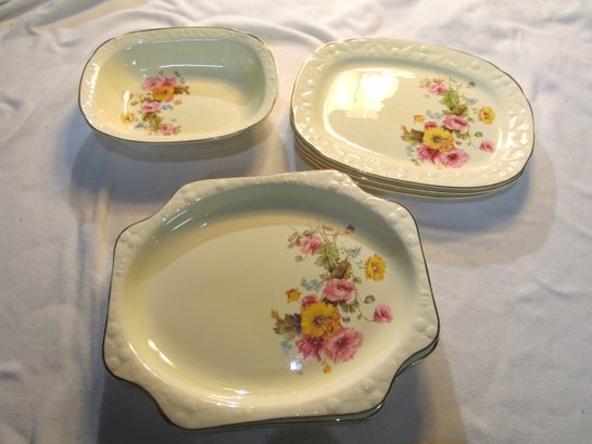 7 Pantry Bak-in By Ware Crooksville Serving Dishes Bowls #71