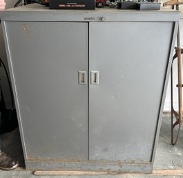 Metal Tool Utility Cabinet With Shelves