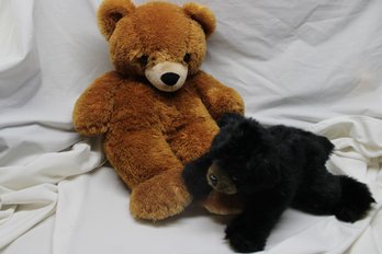 2 Stuffed Plush Teddy Bears - Bearington Bear