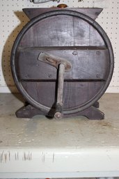 Antique Primitive Wood  Butter Churn With Lid