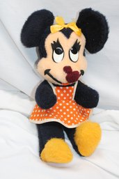 Vintage Stuffed Plush Minnie Mouse Walt Disney