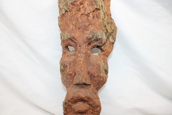 Hand Carved Wood Mask