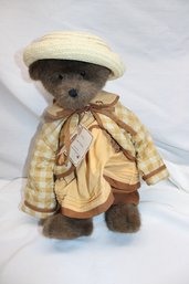 Stuffed Plush Boyds Bear & Stand