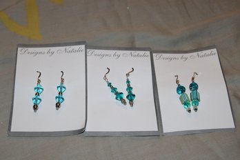 3 Blue Drop Earrings - Designs By Natalie (5)