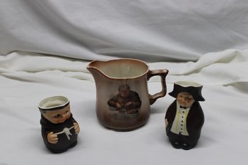 Friars &  Colonial  Man Pitchers