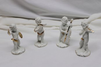 4 Cherubs Playing Instruments