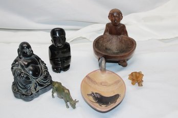 Assortment Of Figures Sculptures & Bowls