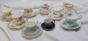 Collection Of Tea Cups And Saucers