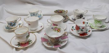 Collection Of Tea Cups And Saucers