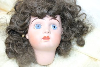 E. Swift Porcelain Doll Head Glass Eyes