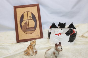 Assortment Of Cat & Dog Decor