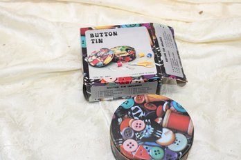 Button Sewing Tin