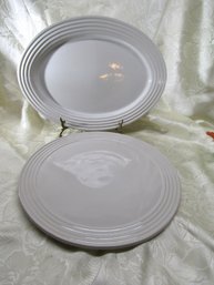 2 Pampered Chef Family Heritage Serving Plates