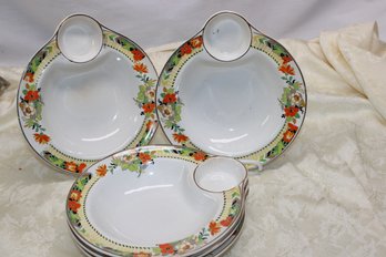 4 Serving Dishes Plates