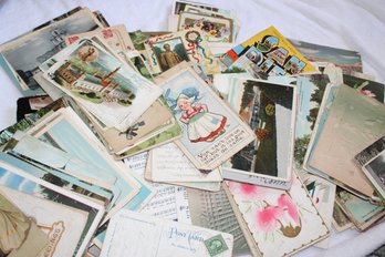 Large Assortment Of Vintage Postcards - Used & Unused