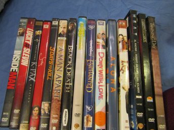 ASSORTMENT OF DVD MOVIES