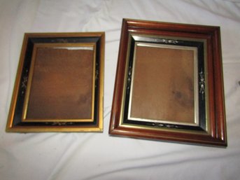 2 Wood Rectangle Frames 12' & 14'