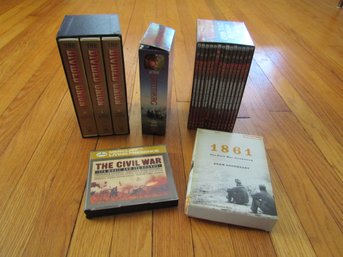 Civil War DVD's VHS Tapes And Audio Book