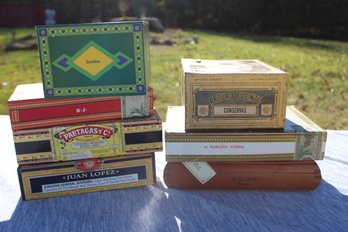 Collection Of Cigar Boxes