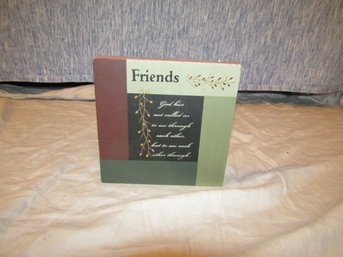 BARBARA LLOYD 'FRIENDS' WALL PLAQUE