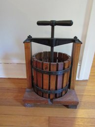 Vintage Apple Cider Press