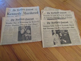 Hartford Courant Newspapers JFK Murder