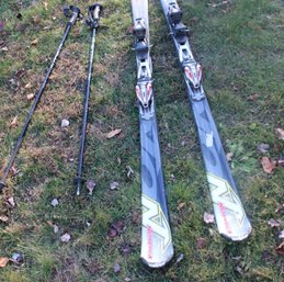 NORDICA GRANSPORT SKIS & SCOTT POLES